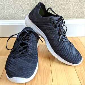 Black Nike Free running sneakers